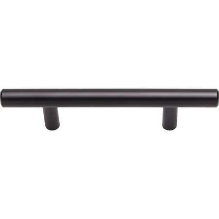 Elements By Hardware Resources 3" Center-to-Center Matte Black Naples Cabinet Bar Pull 136MB